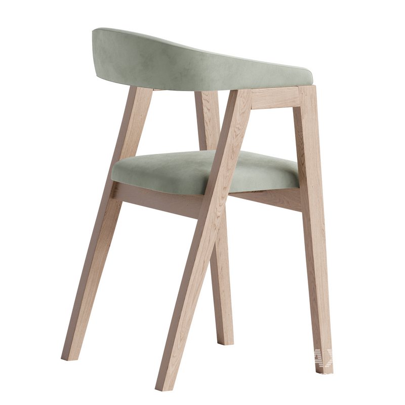 Chair Trevor Textile Gray - Image 3