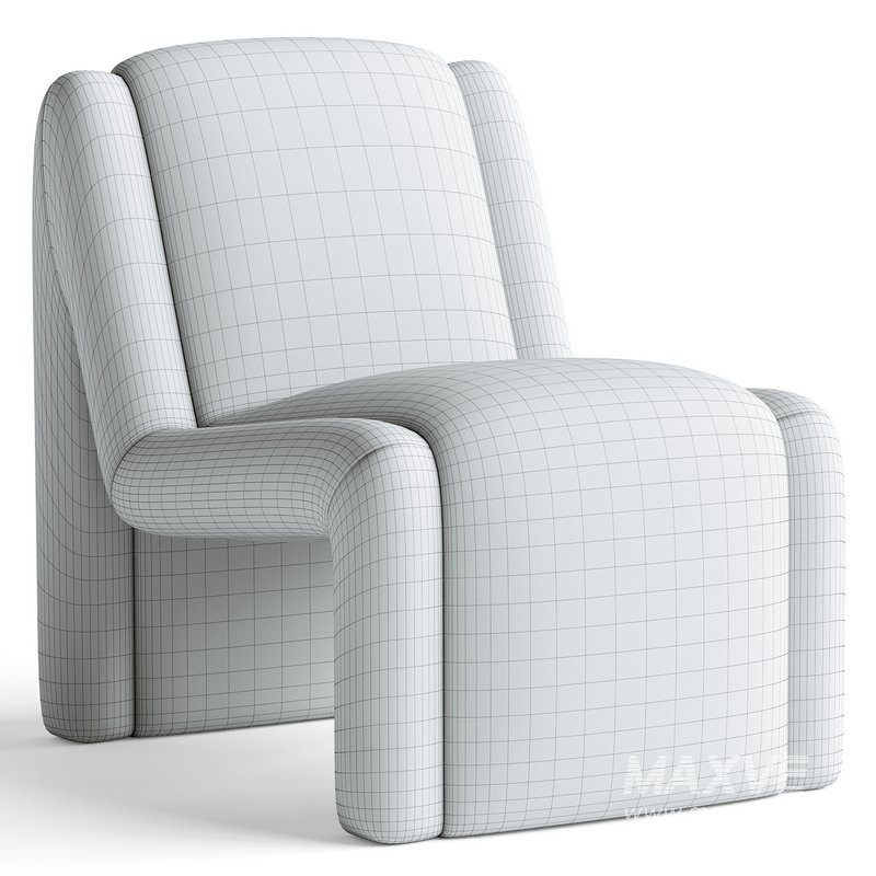 McCall Chenille Accent Chair - Image 3