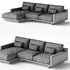 Mori Performance Fabric Chaise Sectional Sofa - Thumbnail 3