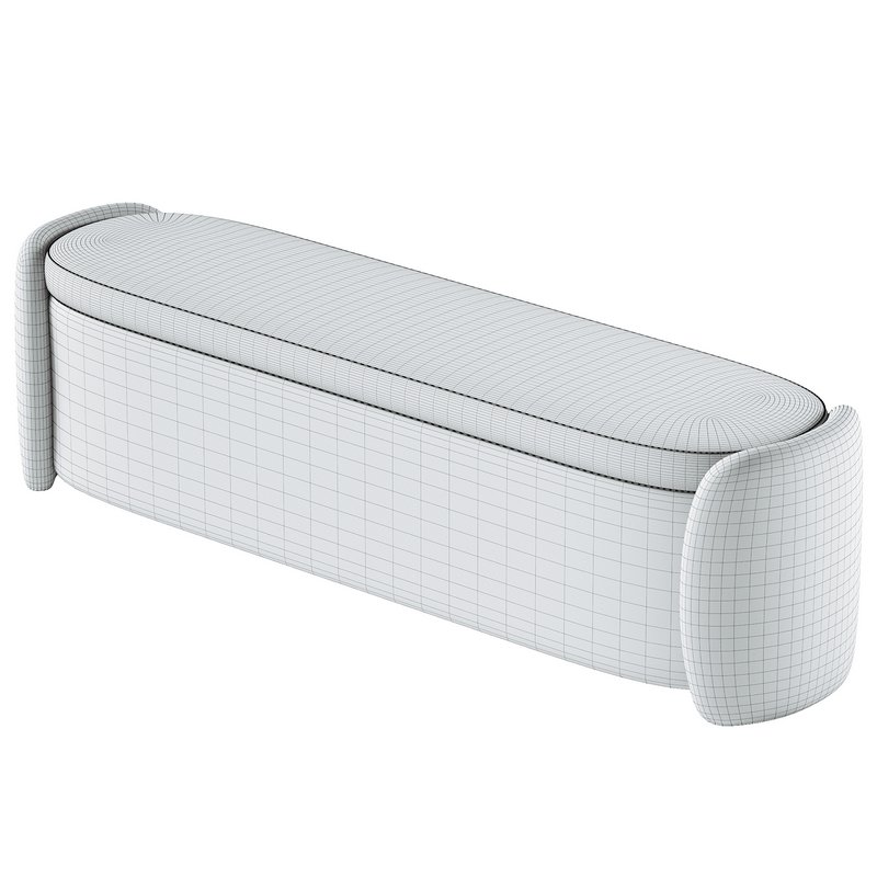 Upholstered Modern Bedroom Bench - Image 4