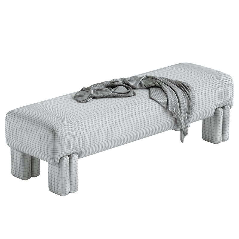 LESLEE UPHOLSTERED BENCH - Image 4