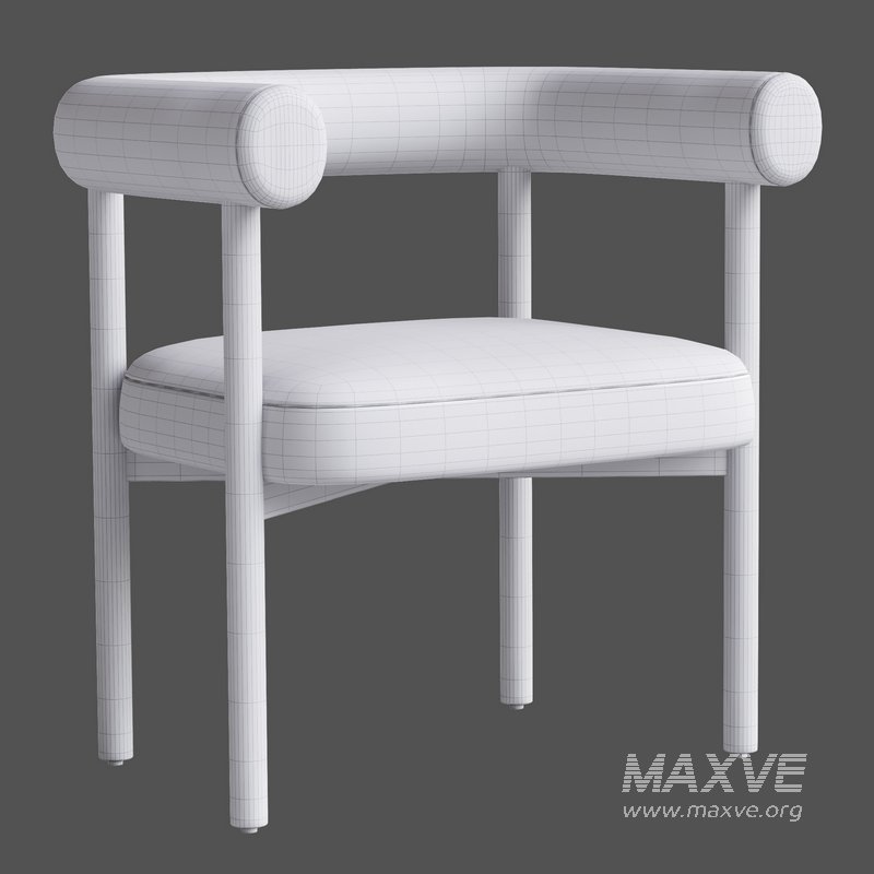 Mazz Boucle Dining Chair - Image 4