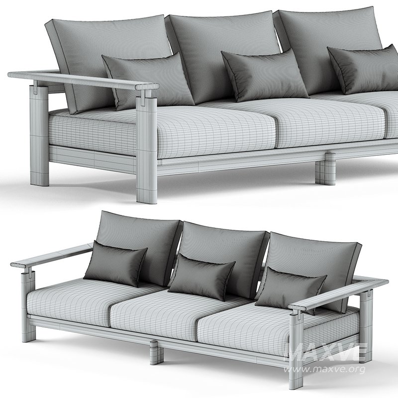 Samsa Three-seat Sofa - Image 2