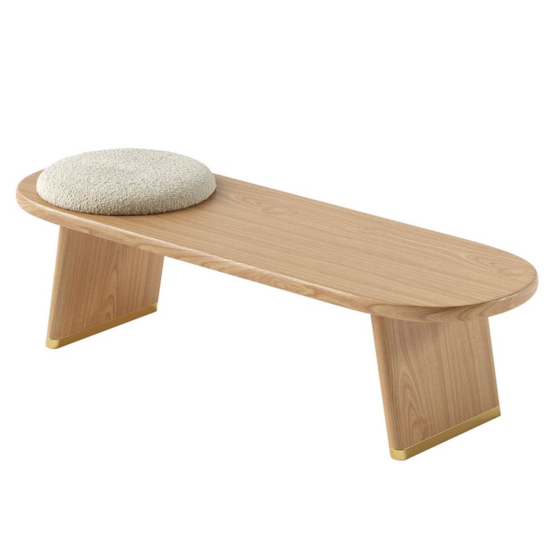 Wilder Wooden Accent Bench - Image 2