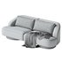 ATHENA 3-SEATER SOFA - Thumbnail 4