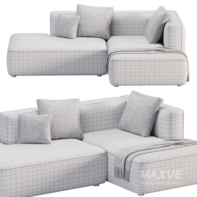 BASECAMP SMALL OPEN END right Modular Sofa by makenordic - Image 3