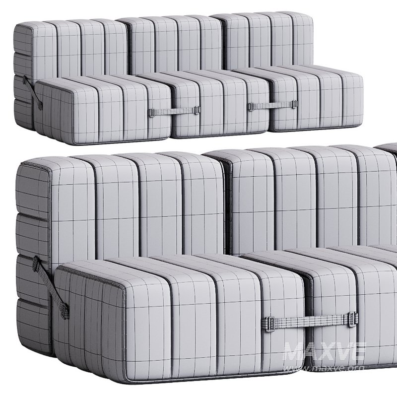 Curt Sofa System – Serpentine 3seat - Image 2