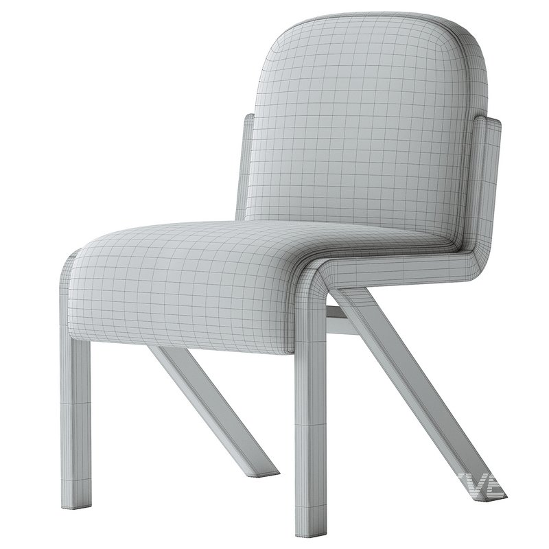 Boucle Rani Armless Dining Chair - Image 4