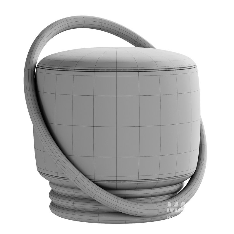 Wallnut smile pouf - Image 5