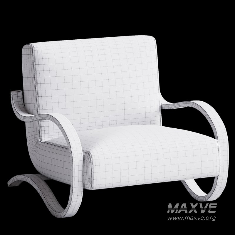 Herbin Leather Lounge Chair - Image 5