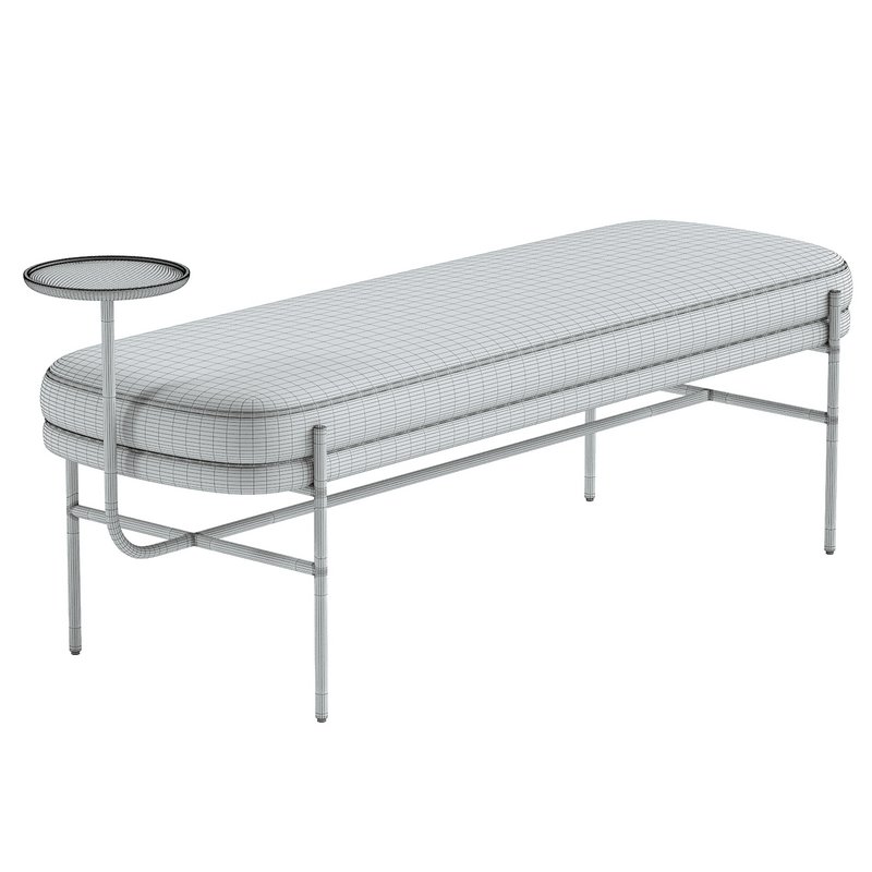 Novak Bench With Table - Image 6