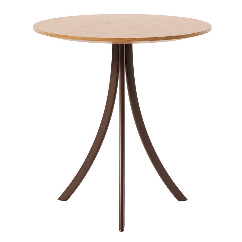 EXPORMIM BISTRO Round oak table - Image 1