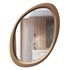 Asymmetrical Wooden Frame Mirror - Thumbnail 1