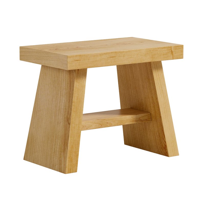 Hinoki Bath Stool - Image 3