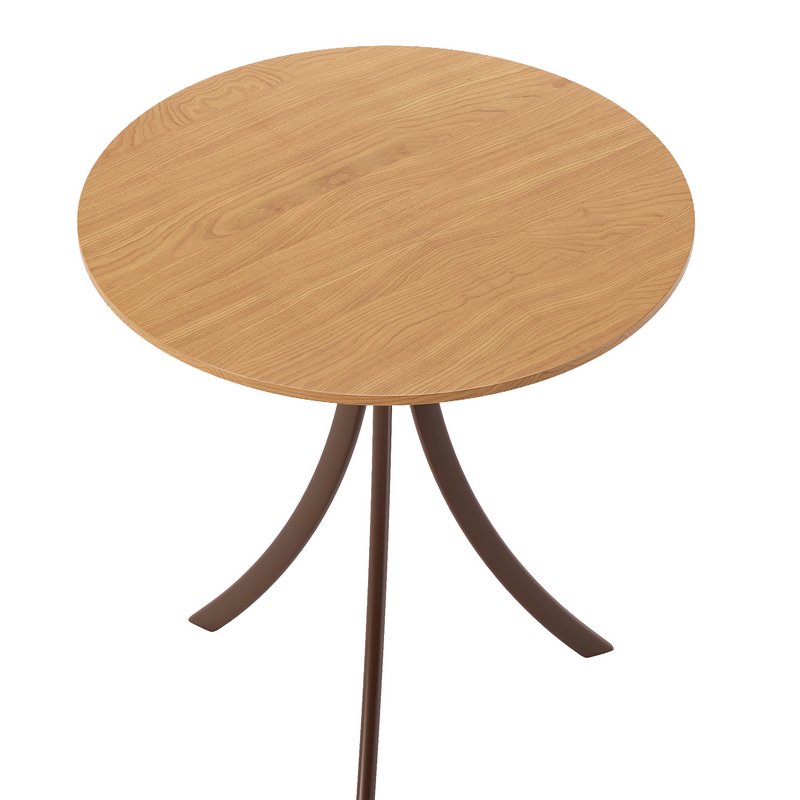 EXPORMIM BISTRO Round oak table - Image 4