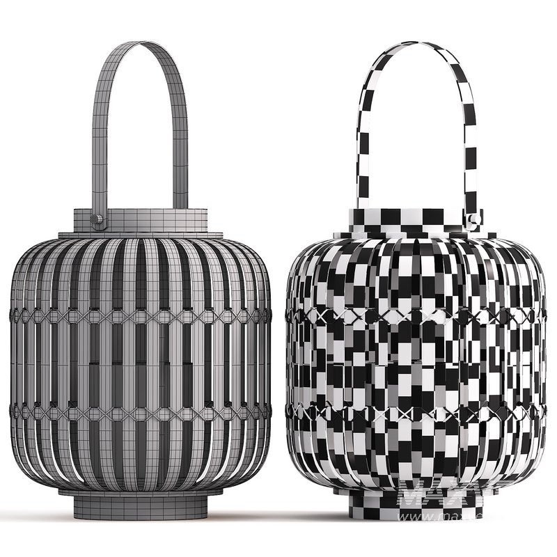 NATURAL BAMBOO HURRICANE LANTERN - Image 4