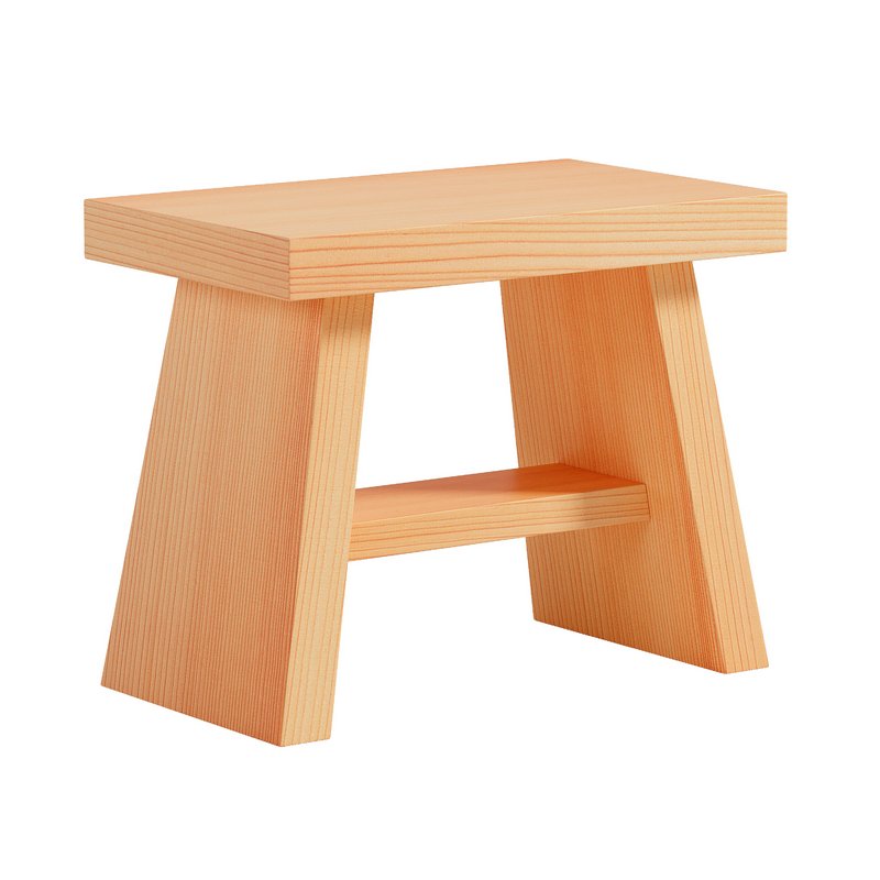Hinoki Bath Stool - Image 6