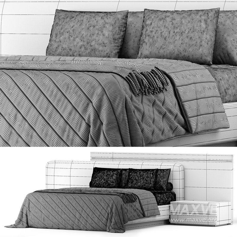 Double bed by Lazzoni - Image 5