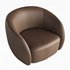 EICHHOLTZ Swivel Armchair BRICE Boucle Cream - Thumbnail 6