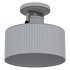 Possini Euro Courtney Gold Matte Black Ceiling Light - Thumbnail 2