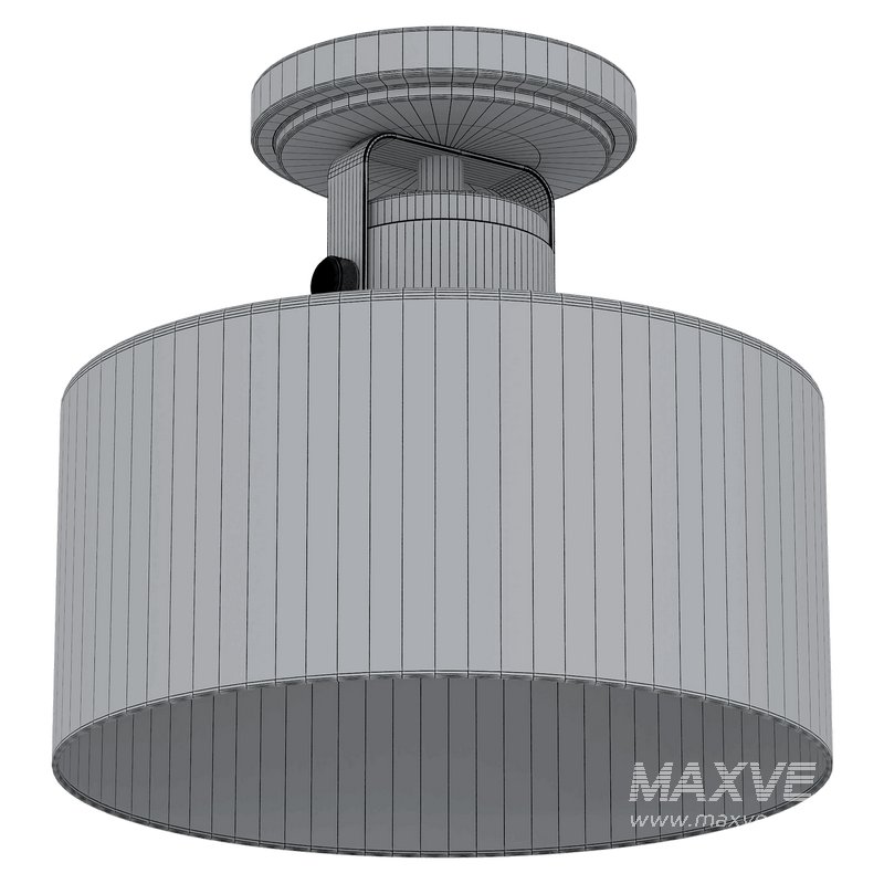 Possini Euro Courtney Gold Matte Black Ceiling Light - Image 2