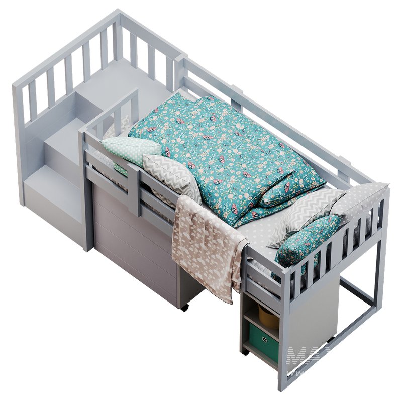 Neutron Mid Sleeper Bed - Image 1