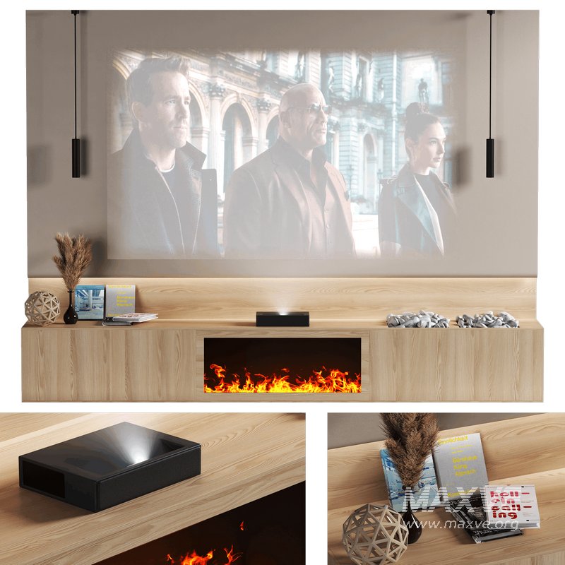 TV wall with laser projector Xiaomi - Image 6