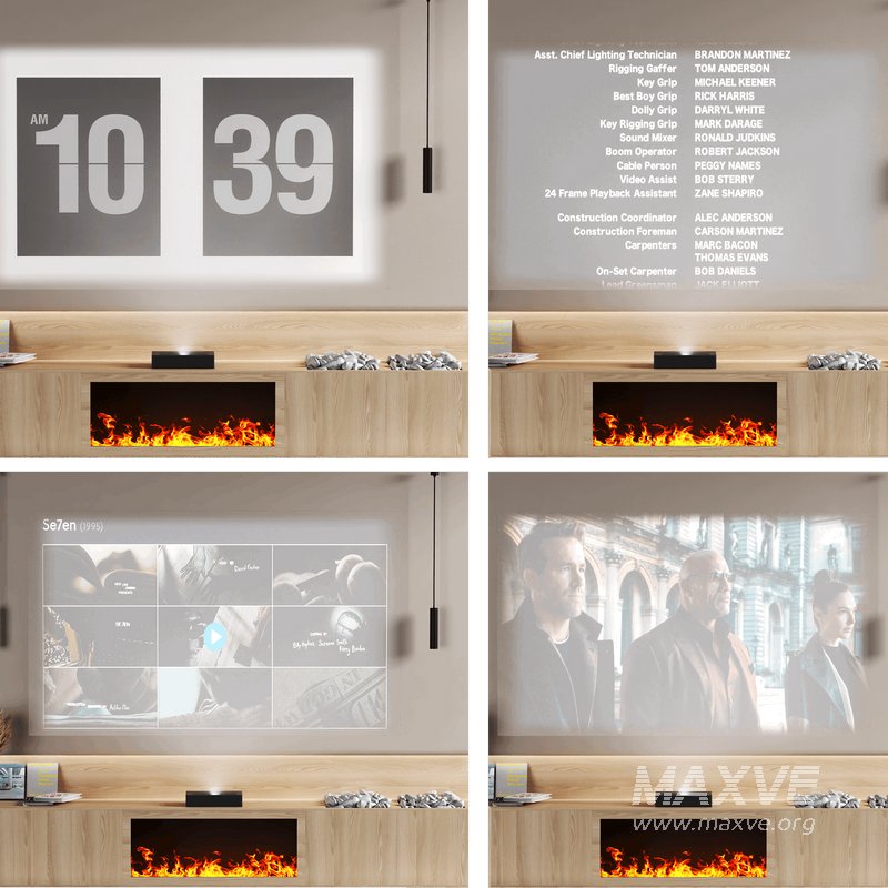 TV wall with laser projector Xiaomi - Image 5