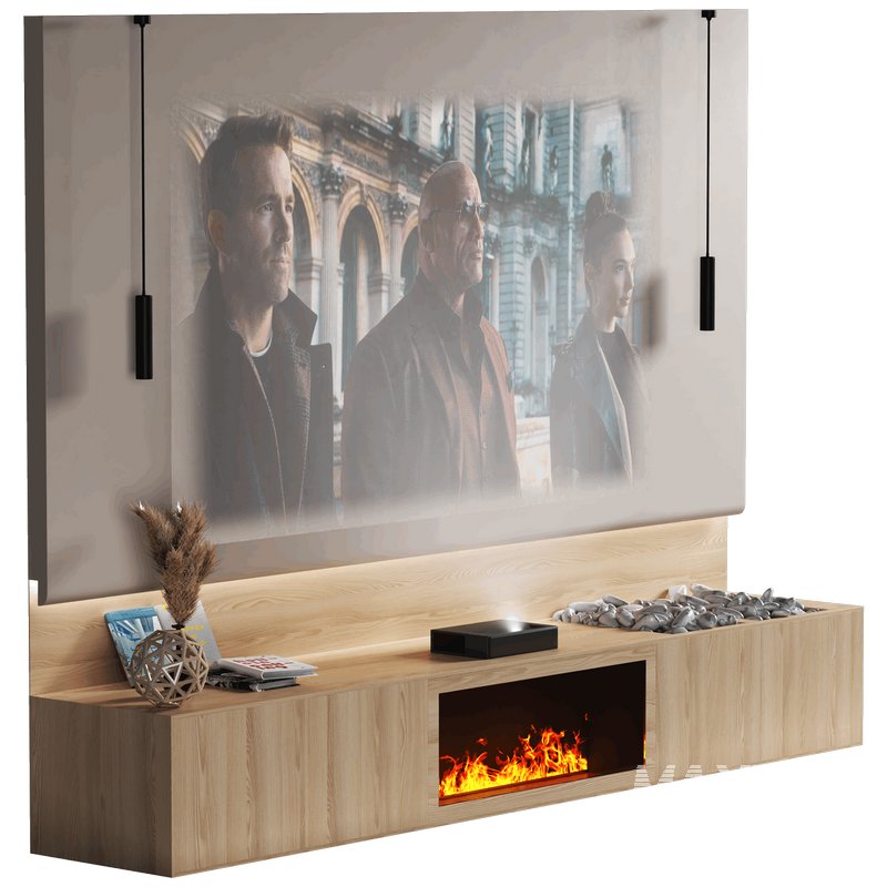 TV wall with laser projector Xiaomi - Image 1