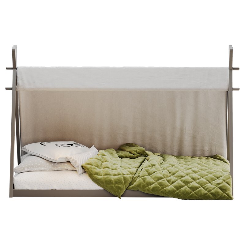 Flair Apache Canvas Tipi Wooden Bed - Image 3