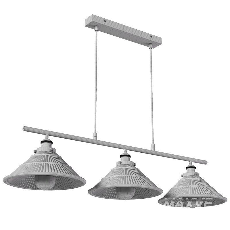 Logan 3 Light Diner Ceiling Fitting - Image 3