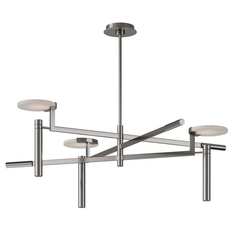 Melange Large Floating Disc Chandelier in Various Colors - Image 3