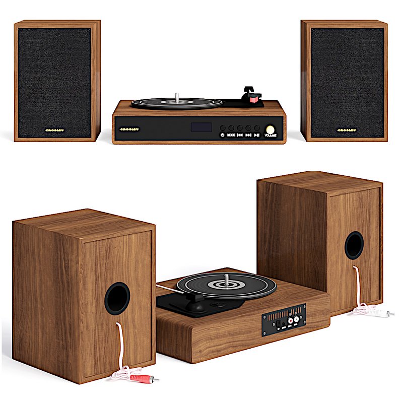 Crosley Alto Turntable Shelf System - Image 1
