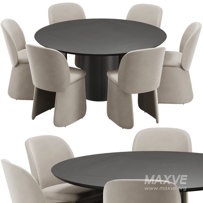 Dinning chair and table32 - Image 1