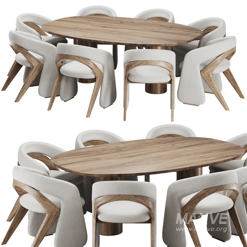 Dinning chair and table40 - Image 1
