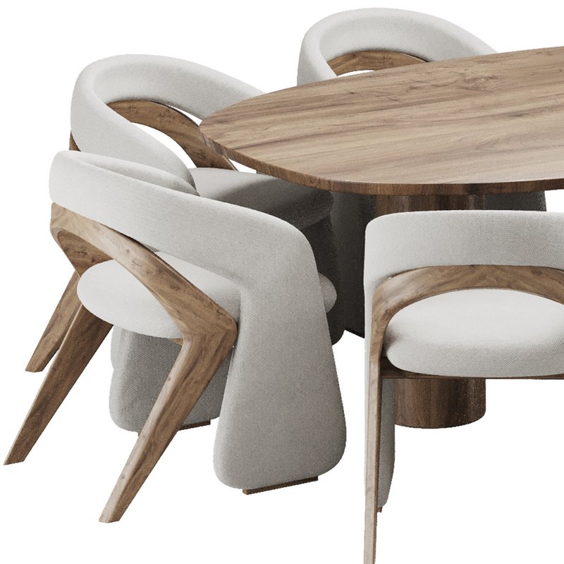 Dinning chair and table40 - Image 2