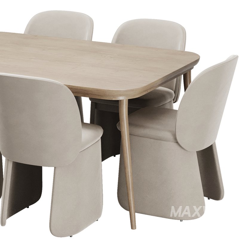 Dinning chair and table36 - Image 3