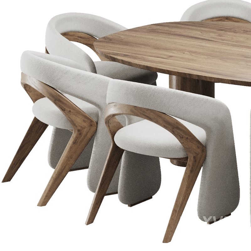 Dinning chair and table40 - Image 3