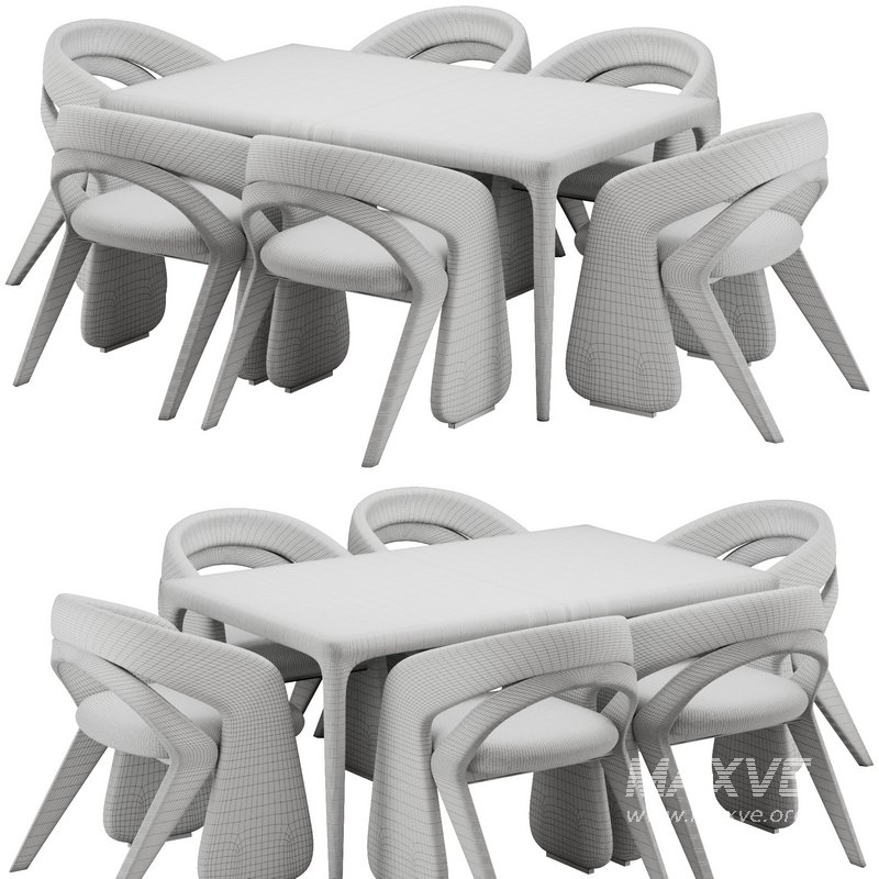 Dinning chair and table38 - Image 3