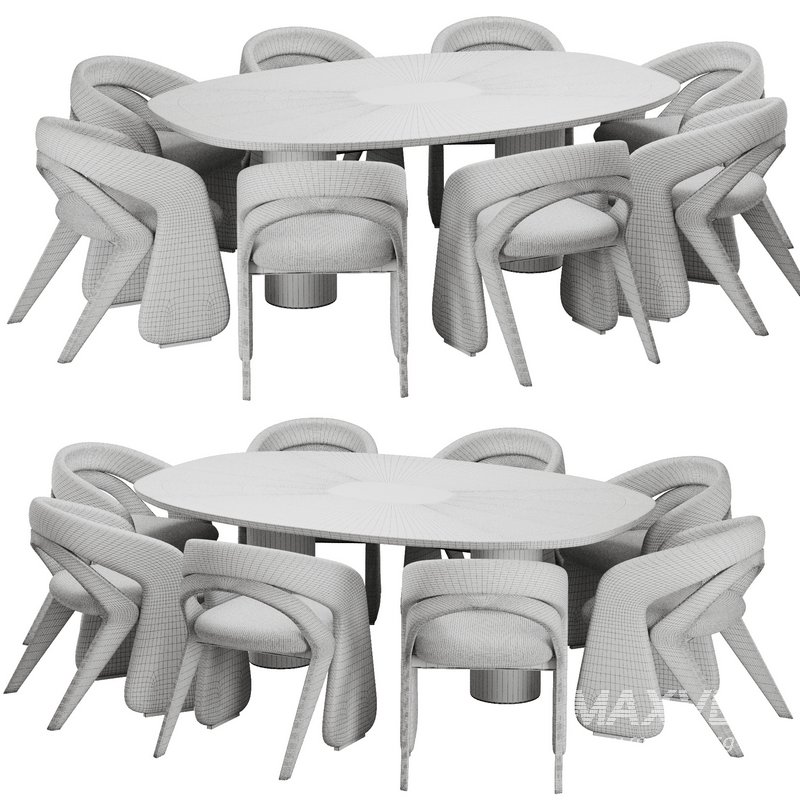 Dinning chair and table40 - Image 4