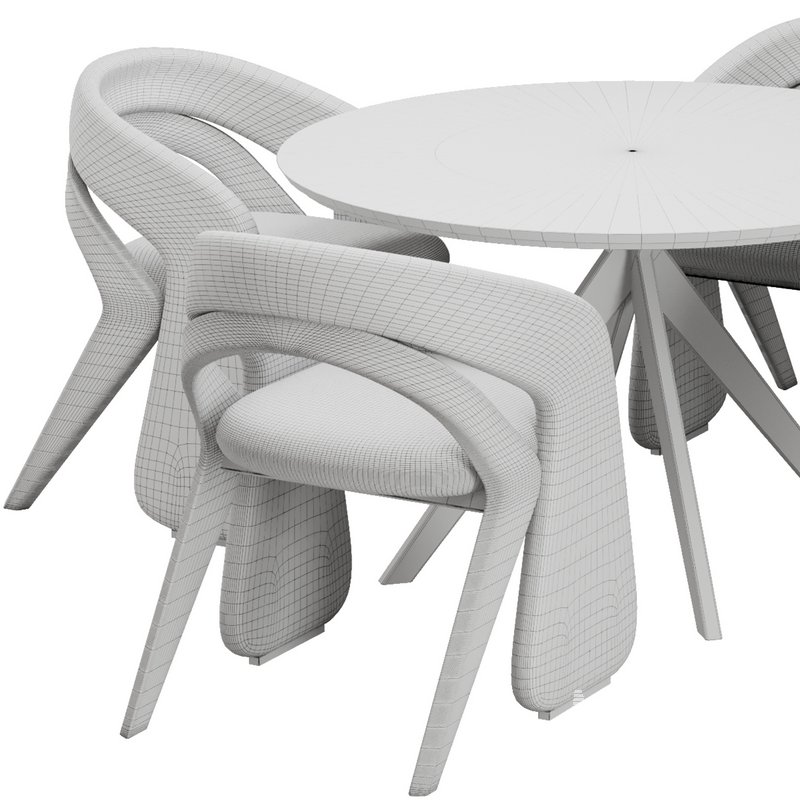 Dinning chair and table41 - Image 3
