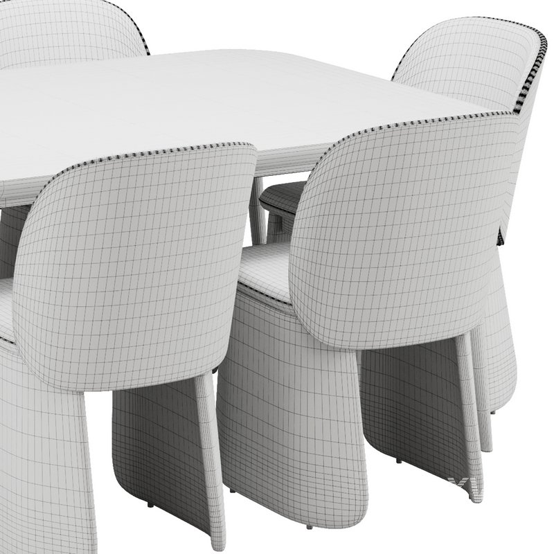 Dinning chair and table36 - Image 4