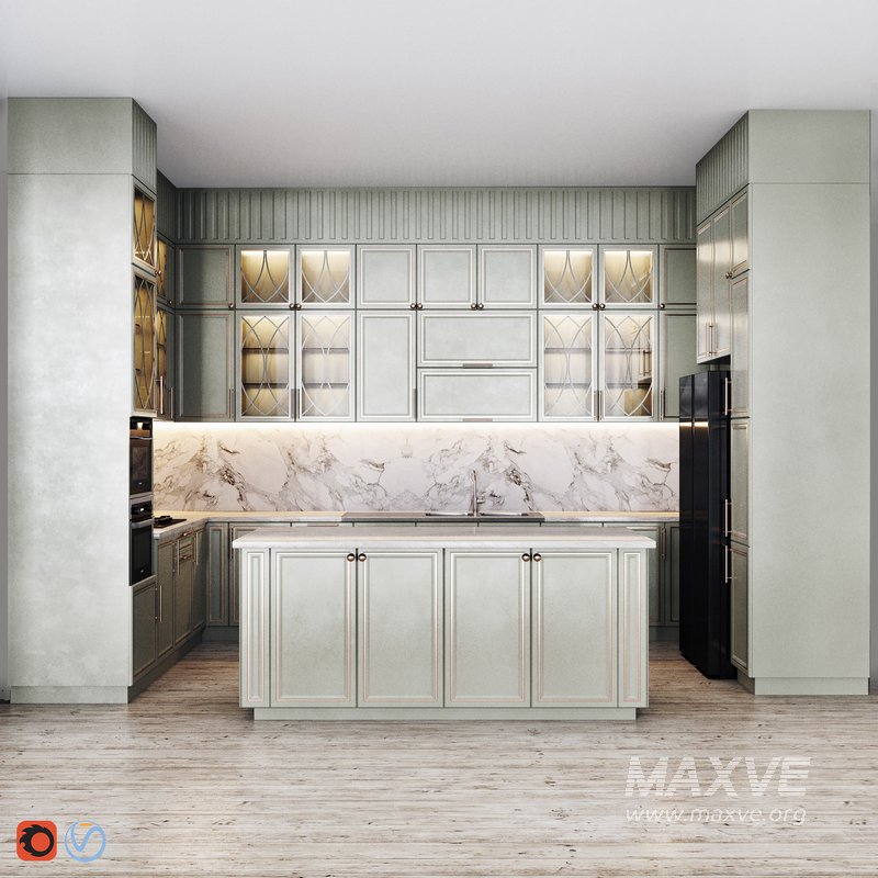 Neoclassical kitchen - Image 1