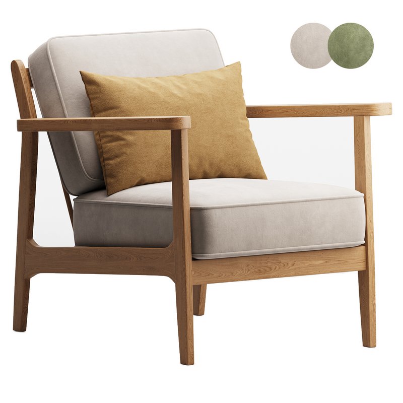 Cody Upholstered Armchair - Image 1
