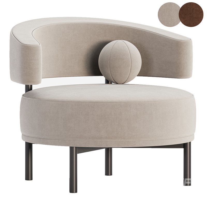 Bonaldo Neuilly Lounge Armchair - Image 3