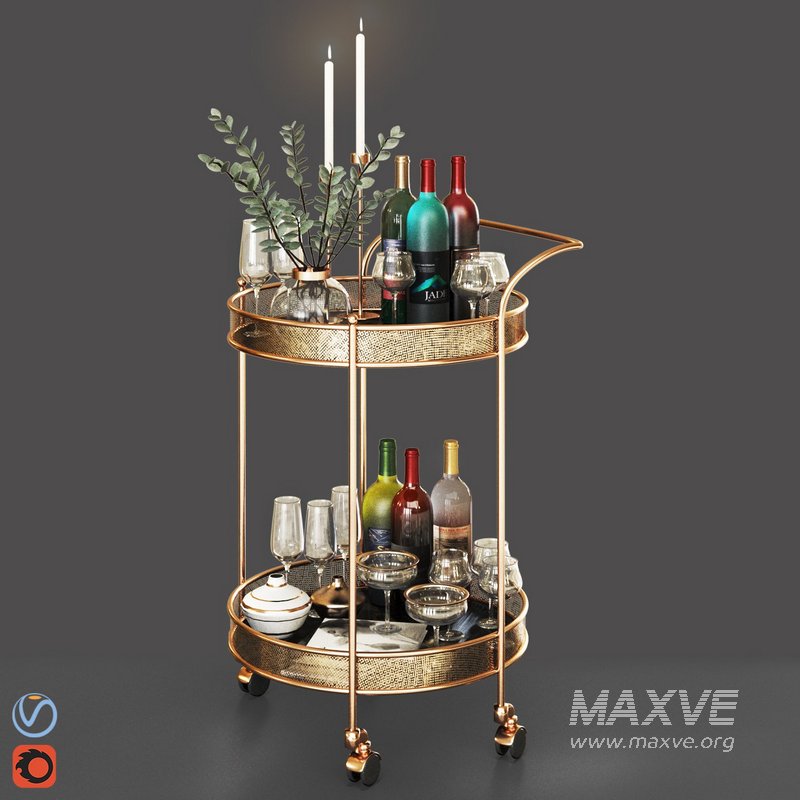 Bar Cart - Image 1
