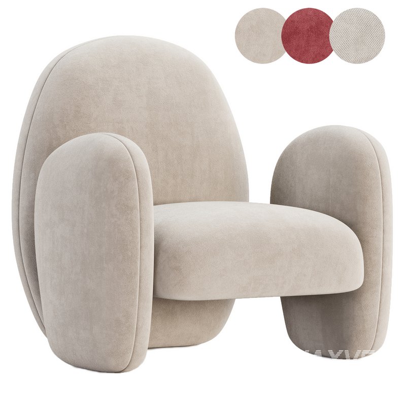 Fulu Armchair by Nobonobo - Image 1