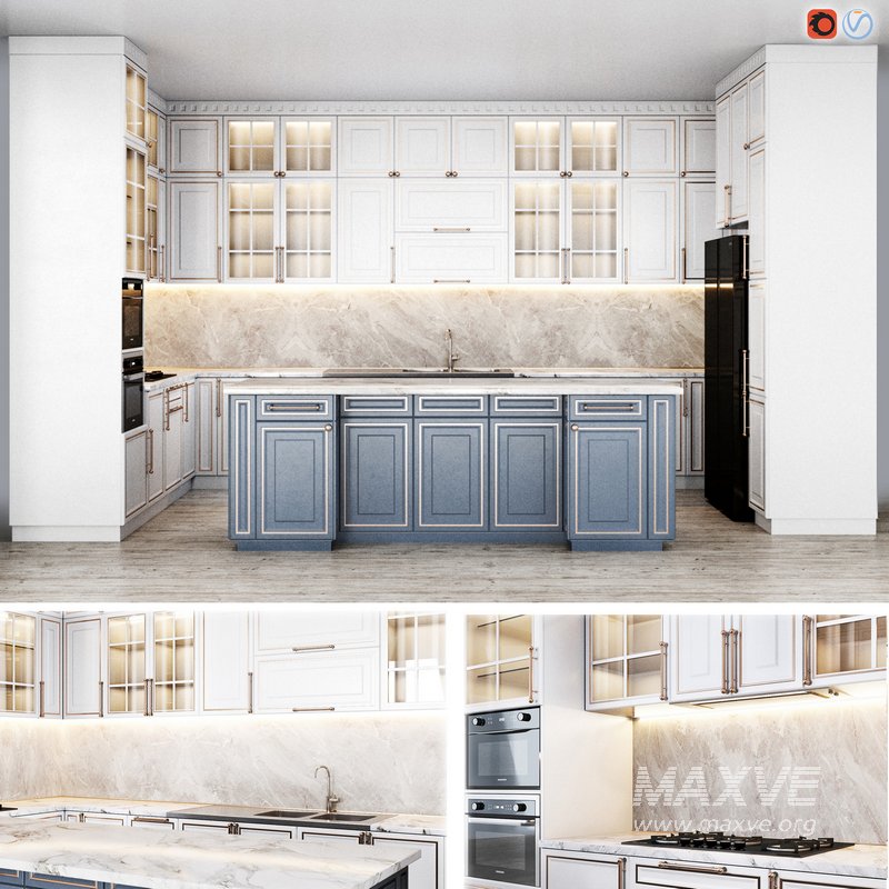 Neoclassical kitchen03 - Image 1