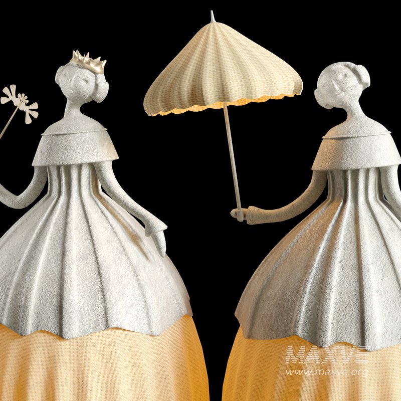 balloon female floor lamp - Image 1