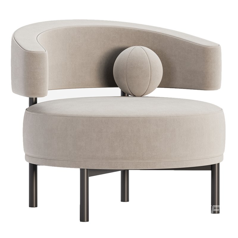 Bonaldo Neuilly Lounge Armchair - Image 1
